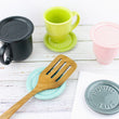 Load image into Gallery viewer, 10oz Terrace Mug with round tuits and wooden spatula