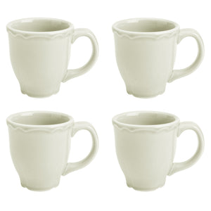 Set of 4 Terrace Mugs Natural - USA Dinnerware Direct, Set of 4 proudly made in the USA by the Fiesta Tableware Company