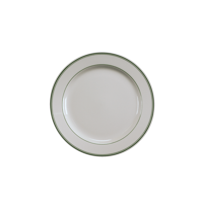 Green Band Salad Plate - USA Dinnerware Direct, Plate proudly made in the USA by the Fiesta Tableware Company