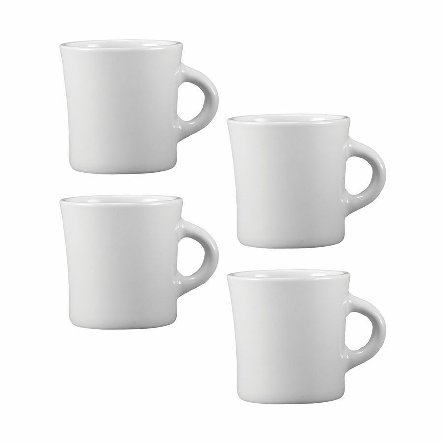 Set of 4 Americana Natural Mugs
