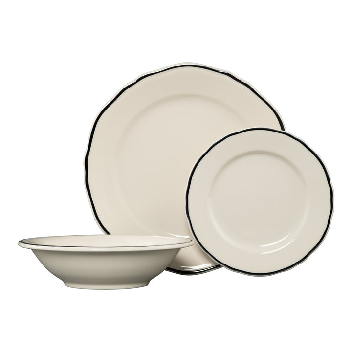 3 Pc Styleline Place Setting - USA Dinnerware Direct, Place Setting proudly made in the USA by the Fiesta Tableware Company