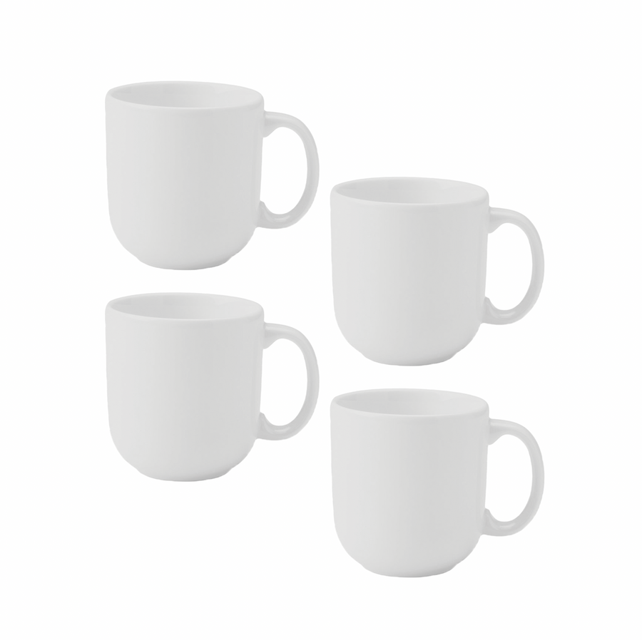 Vale Ivory 14 oz Coupe Mug - USA Dinnerware Direct, Drinkware proudly made in the USA by the Fiesta Tableware Company
